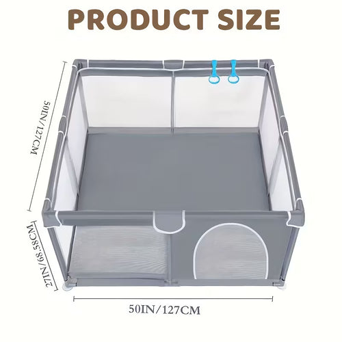 Nookli™ 50x50 Inch Baby Playpen