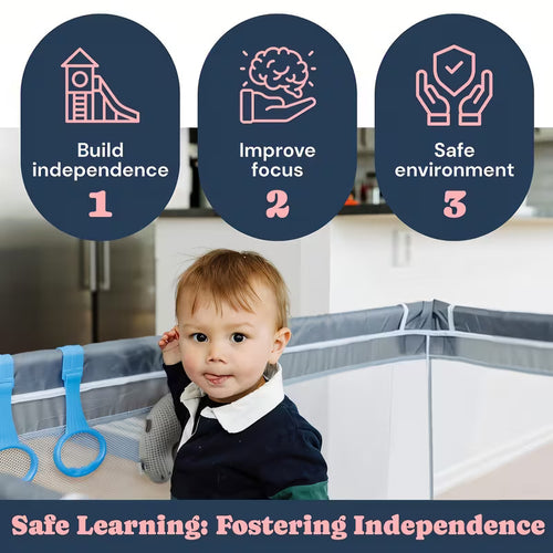 Nookli™ 50x50 Inch Baby Playpen